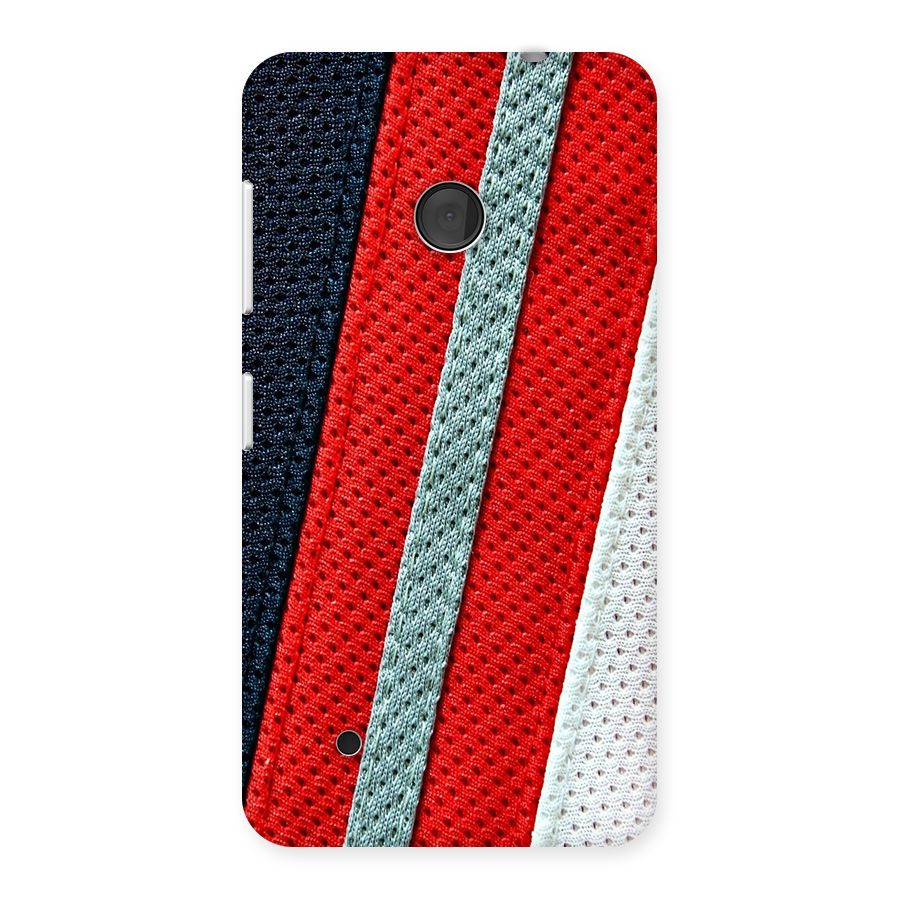 Black Red Grey Stripes Back Case for Lumia 530
