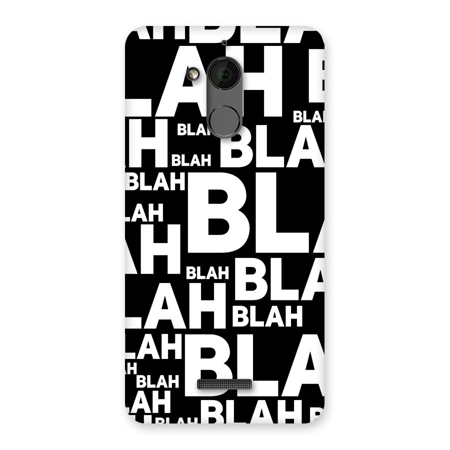 Blah Blah Pattern Back Case for Coolpad Note 5