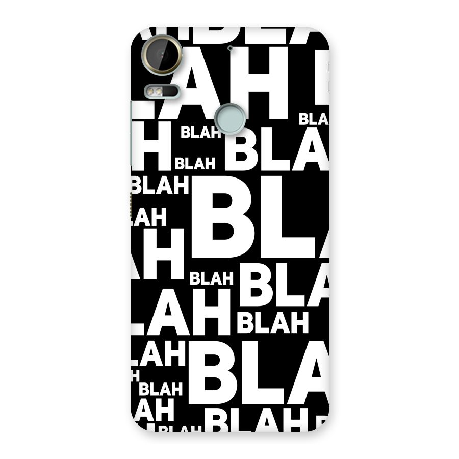 Blah Blah Pattern Back Case for Desire 10 Pro