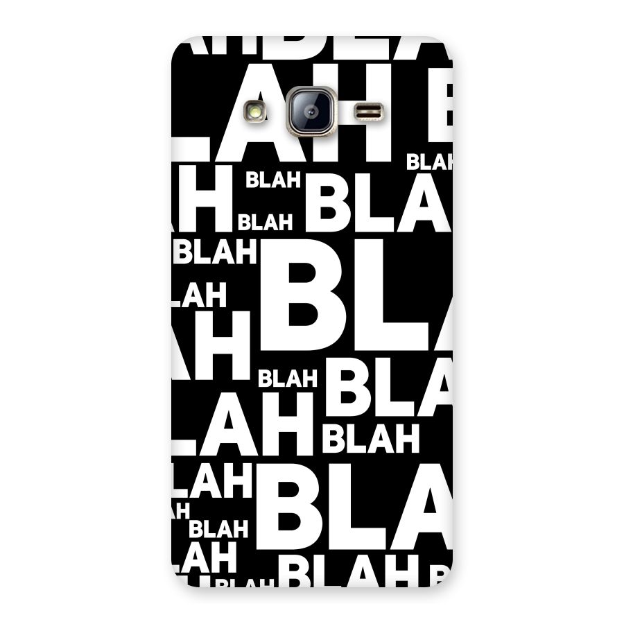 Blah Blah Pattern Back Case for Galaxy On5