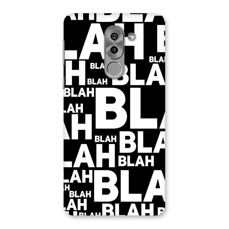 Blah Blah Pattern Back Case for Honor 6X