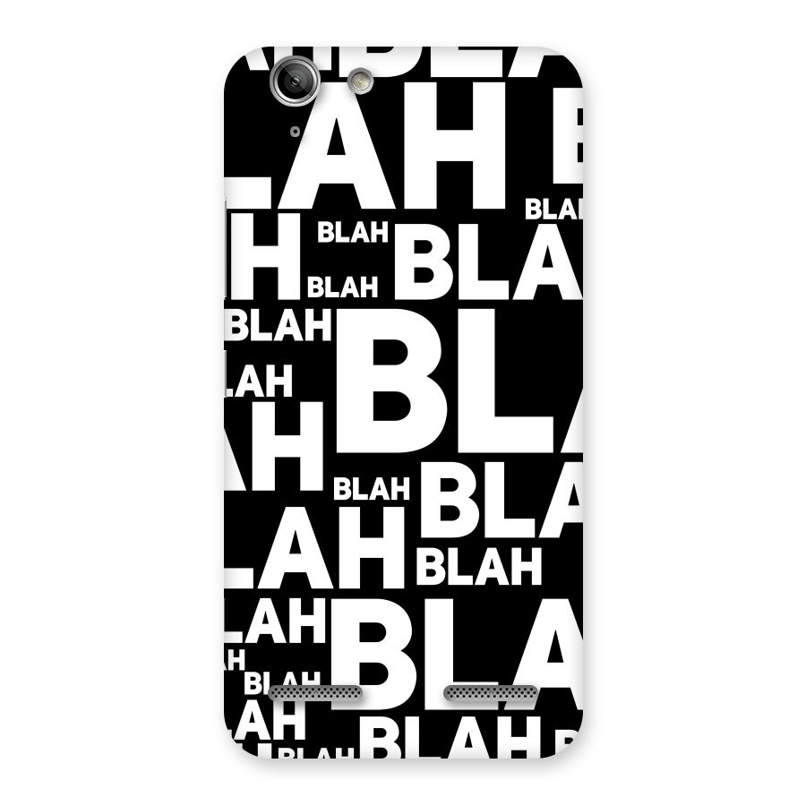 Blah Blah Pattern Back Case for Vibe K5