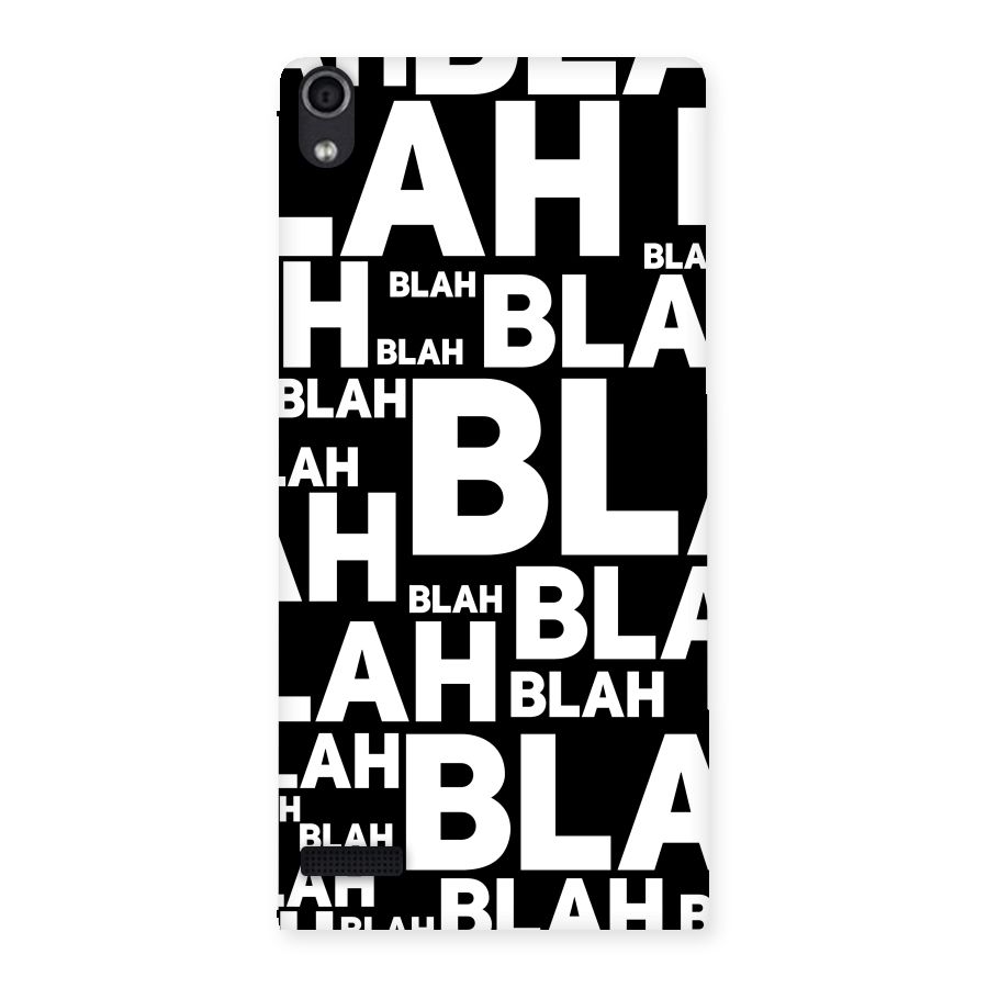 Blah Blah Pattern Back Case for Ascend P6