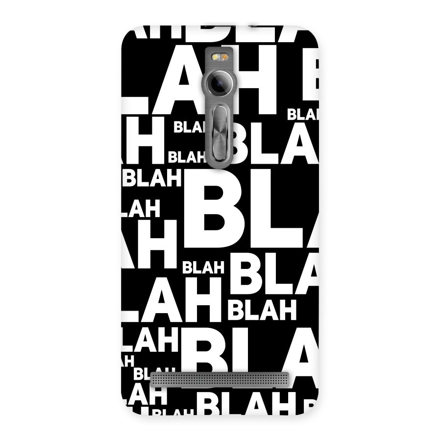Blah Blah Pattern Back Case for Asus Zenfone 2