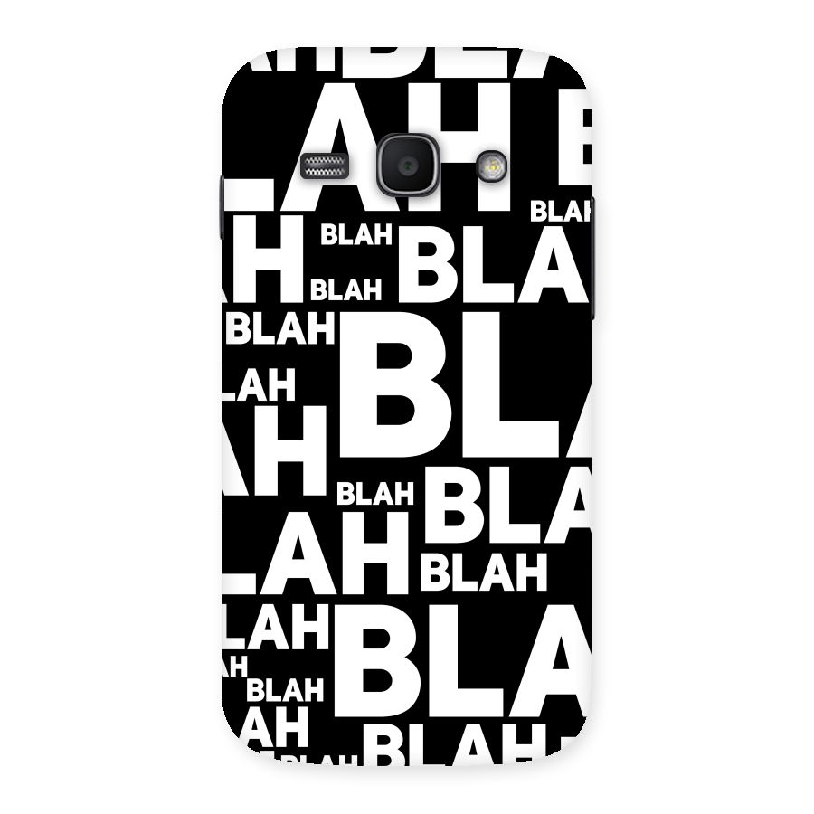 Blah Blah Pattern Back Case for Galaxy Ace 3