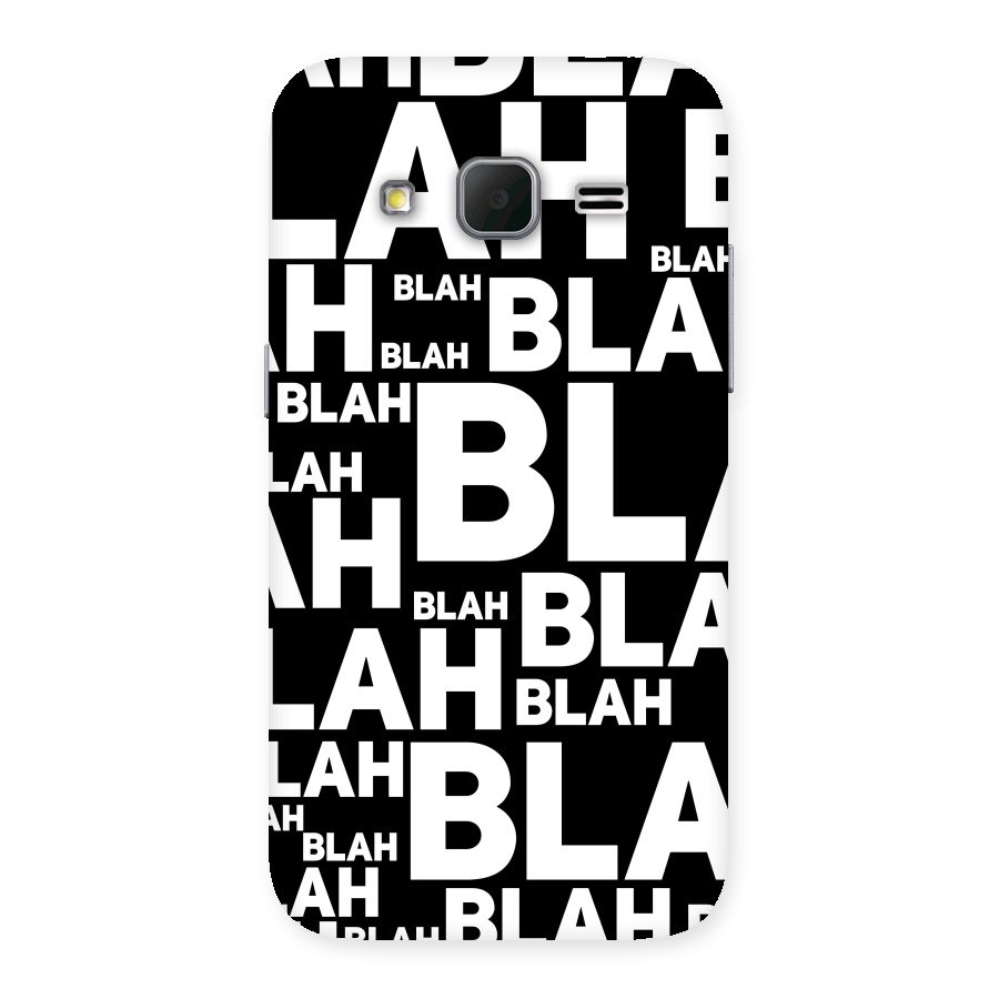 Blah Blah Pattern Back Case for Galaxy Core Prime