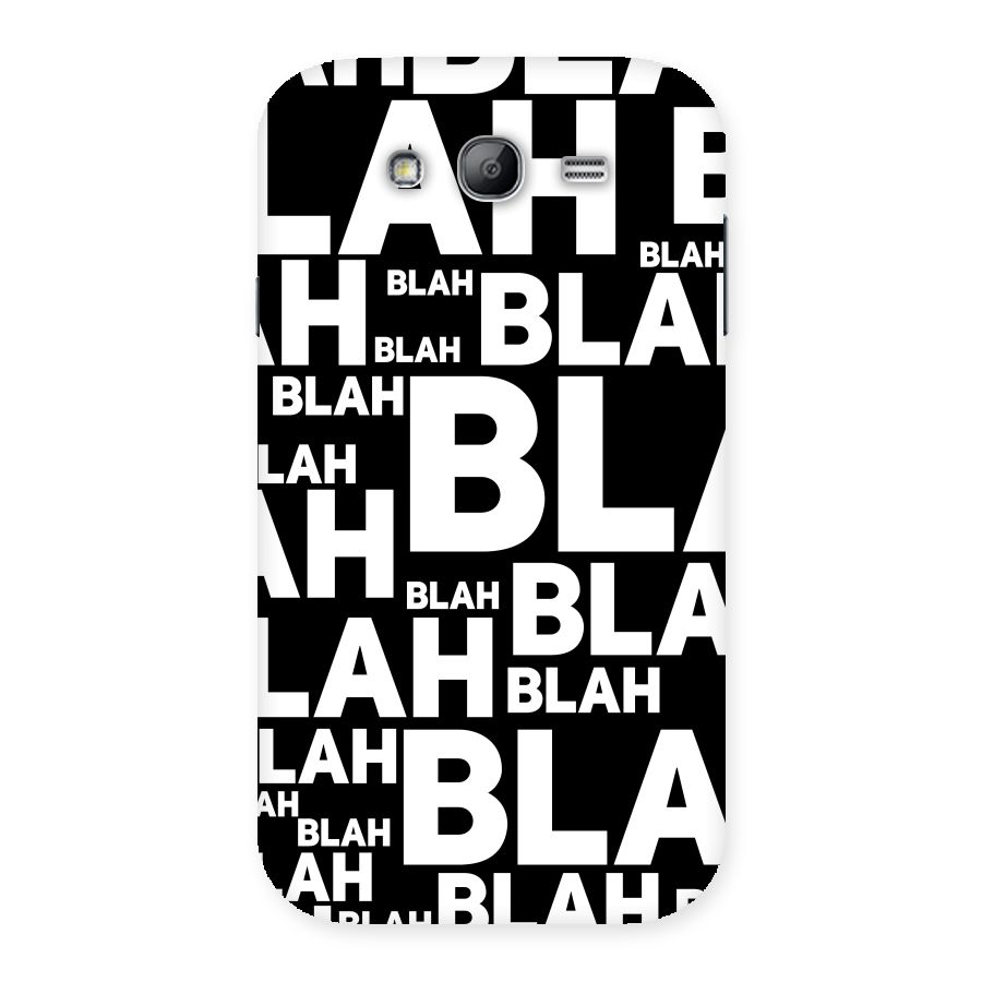Blah Blah Pattern Back Case for Galaxy Grand