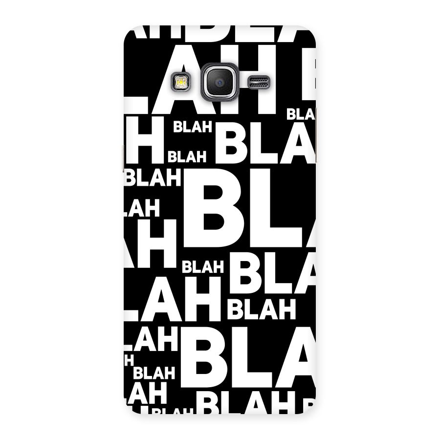 Blah Blah Pattern Back Case for Galaxy Grand Prime