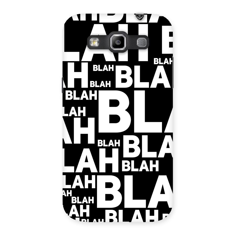Blah Blah Pattern Back Case for Galaxy Grand Quattro