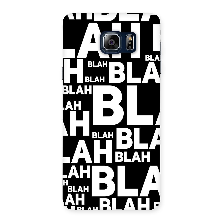 Blah Blah Pattern Back Case for Galaxy Note 5