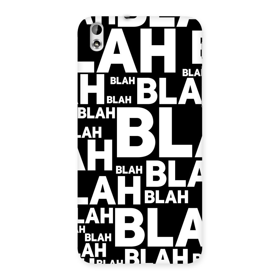 Blah Blah Pattern Back Case for HTC Desire 816g