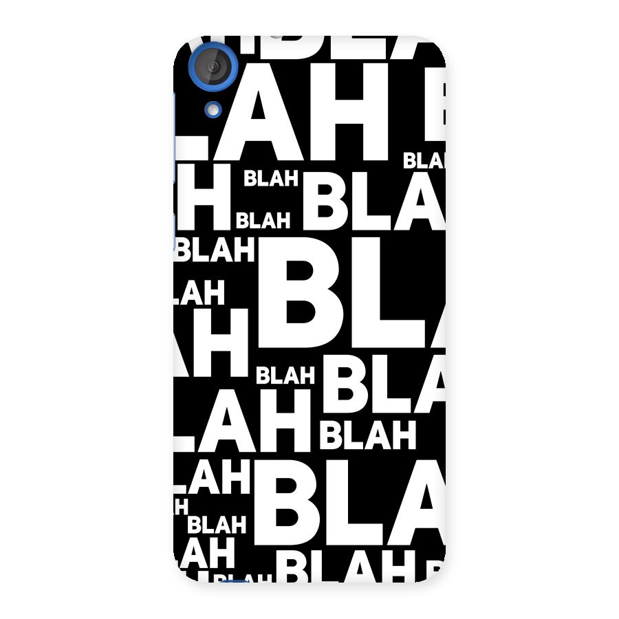 Blah Blah Pattern Back Case for HTC Desire 820