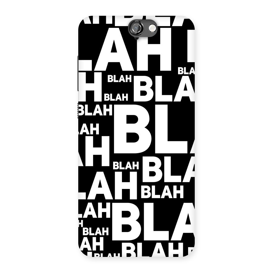 Blah Blah Pattern Back Case for HTC One A9
