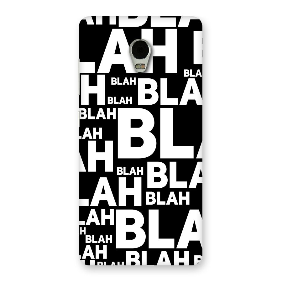 Blah Blah Pattern Back Case for Lenovo Vibe P1