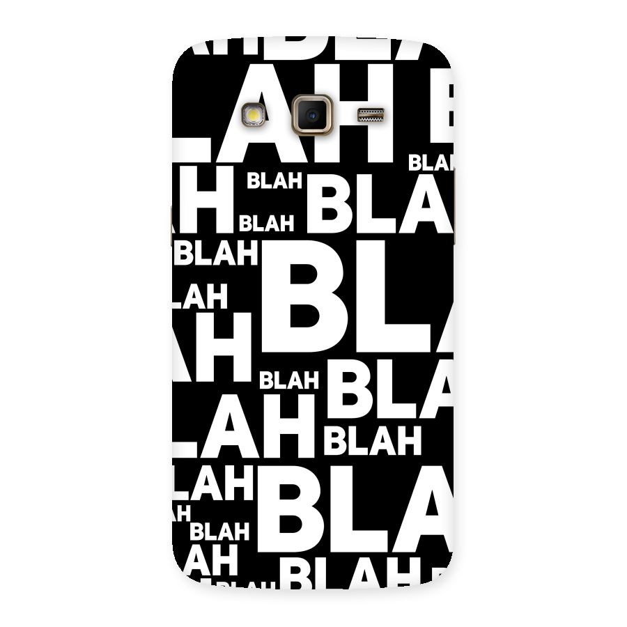 Blah Blah Pattern Back Case for Samsung Galaxy Grand 2