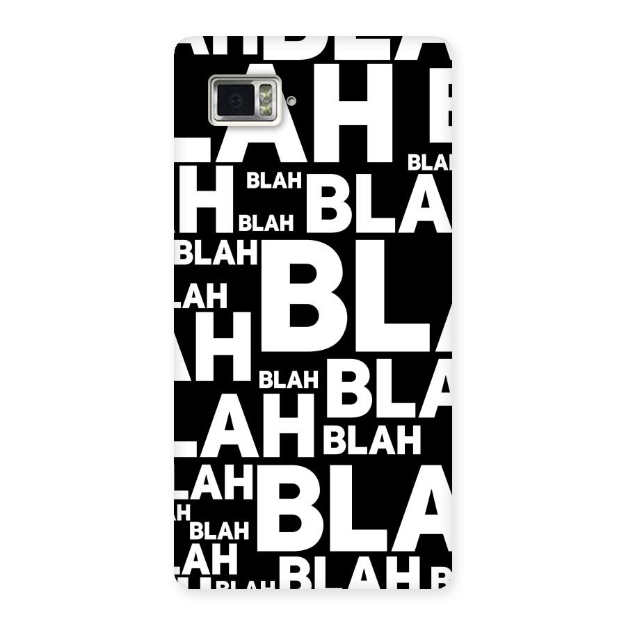 Blah Blah Pattern Back Case for Vibe Z2 Pro K920