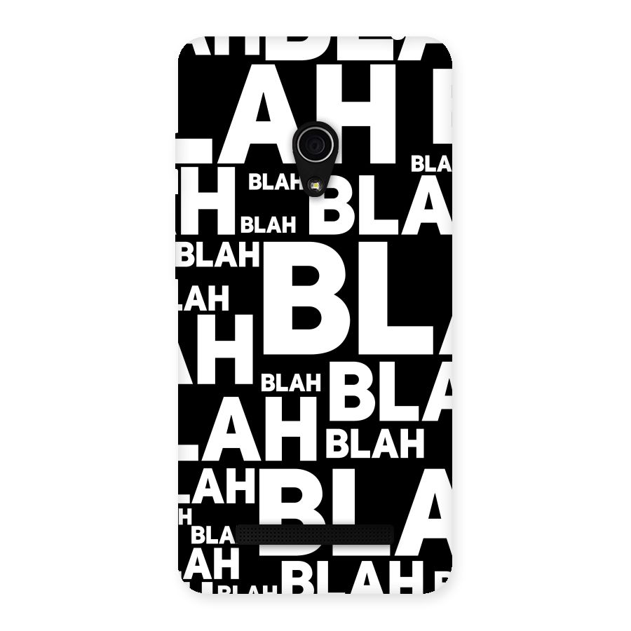 Blah Blah Pattern Back Case for Zenfone 5
