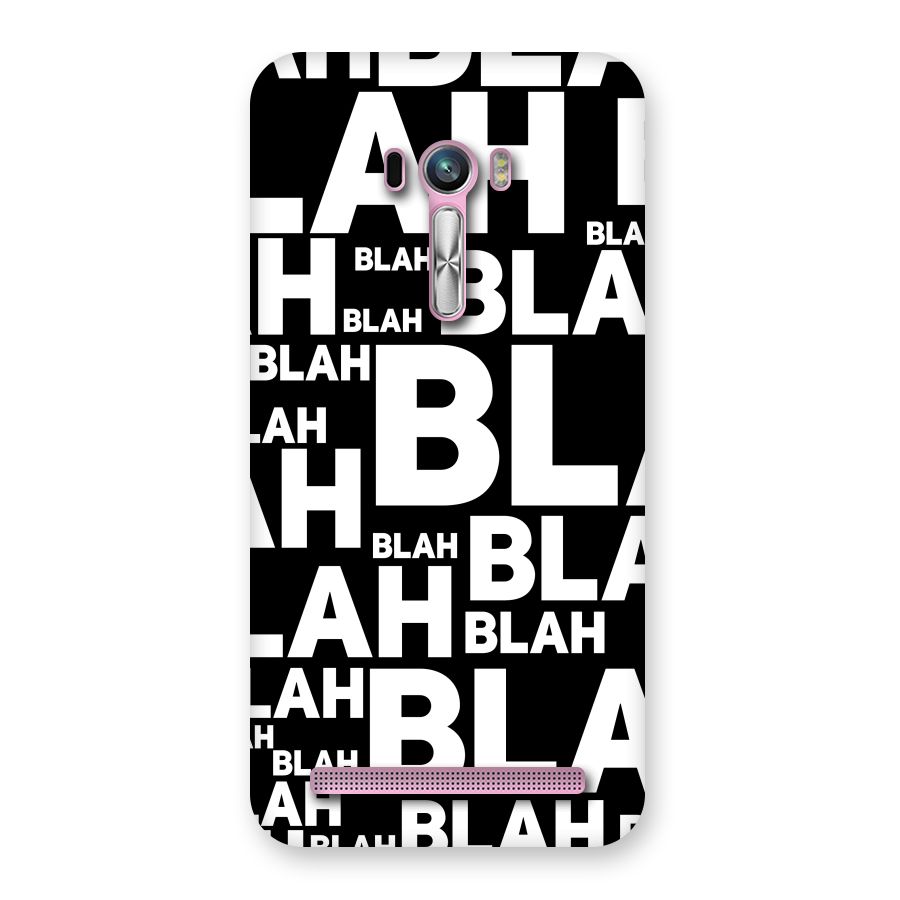 Blah Blah Pattern Back Case for Zenfone Selfie