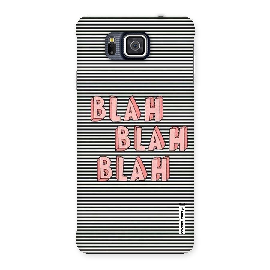 Blah Stripes Back Case for Galaxy Alpha
