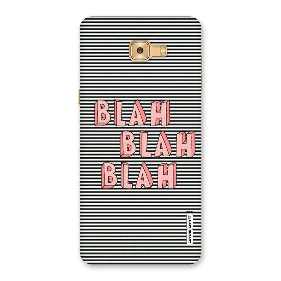 Blah Stripes Back Case for Galaxy C9 Pro