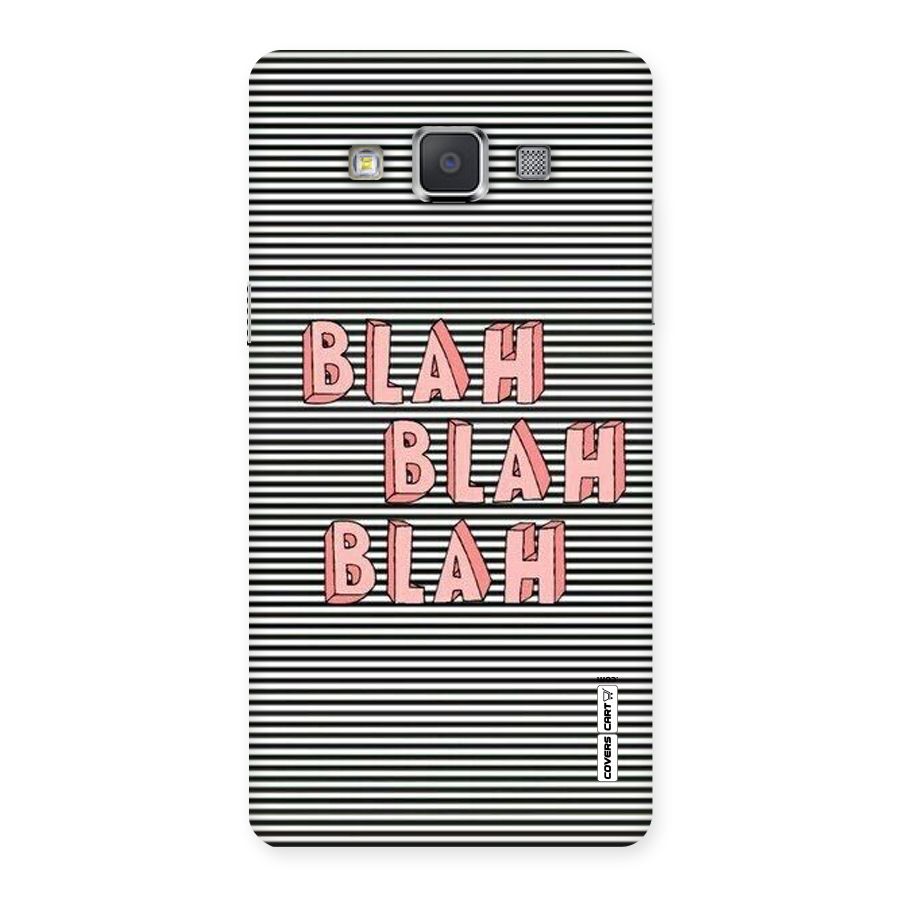 Blah Stripes Back Case for Galaxy Grand 3