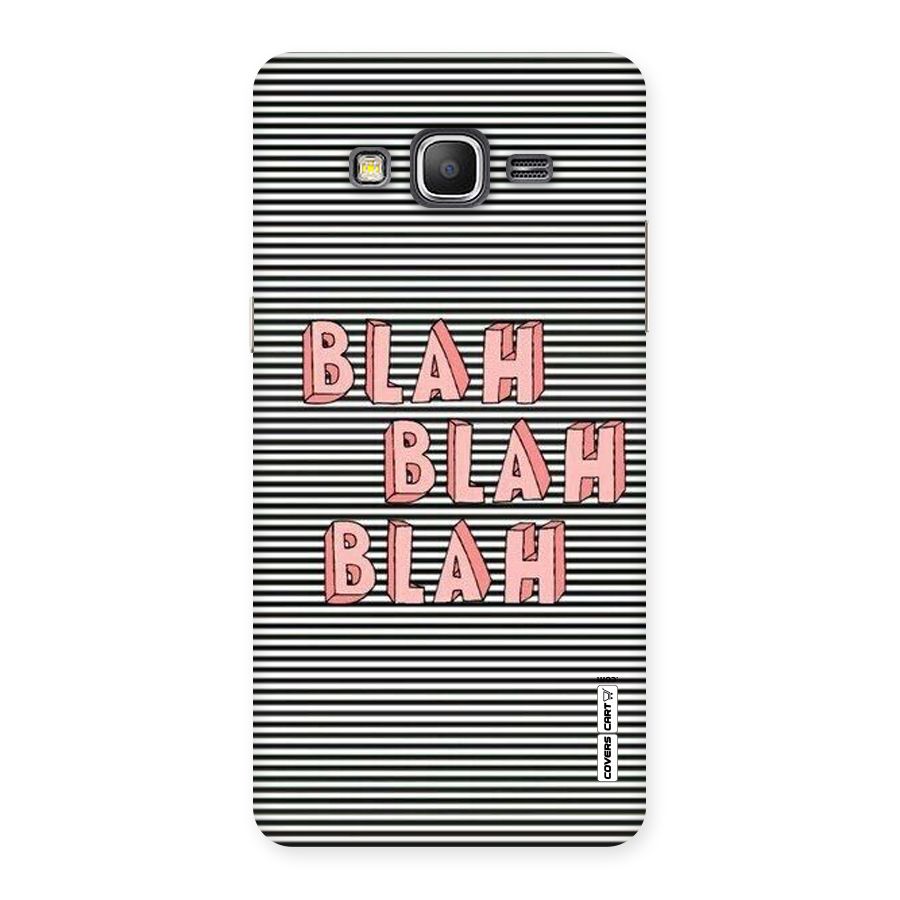 Blah Stripes Back Case for Galaxy Grand Prime