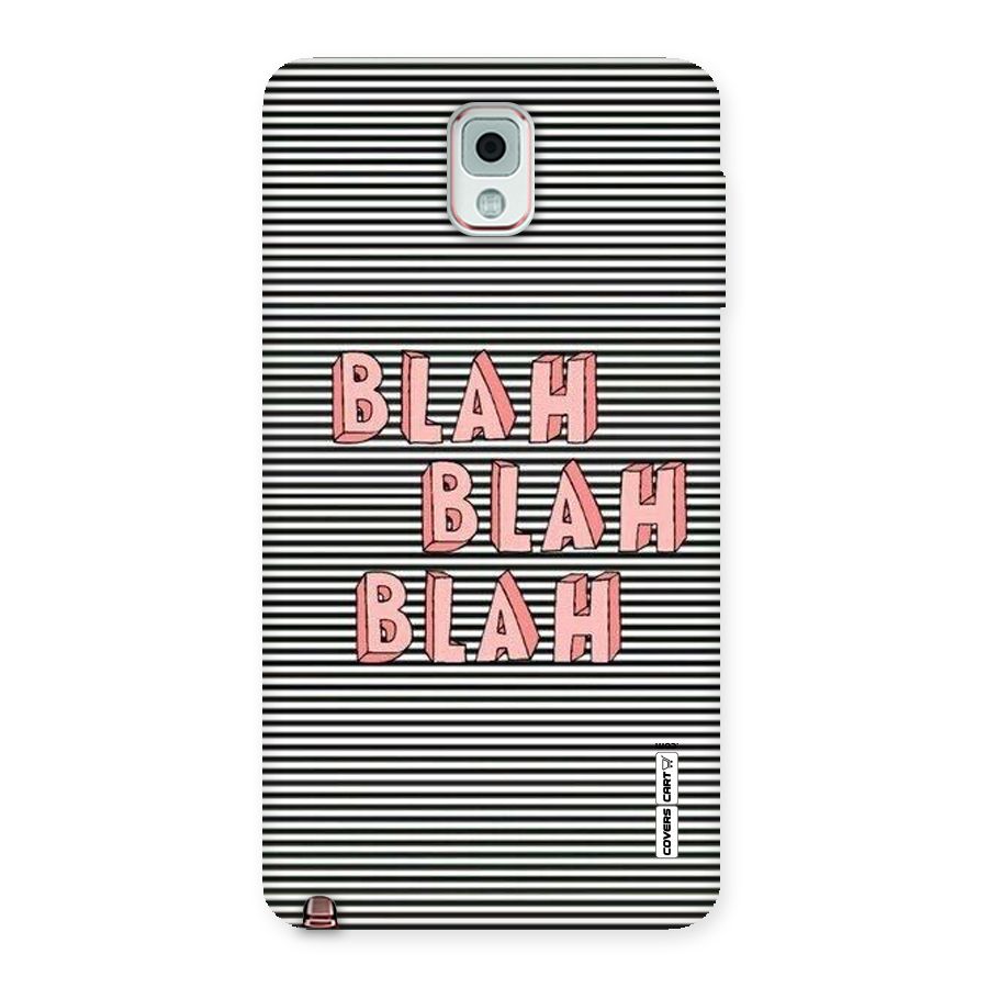 Blah Stripes Back Case for Galaxy Note 3