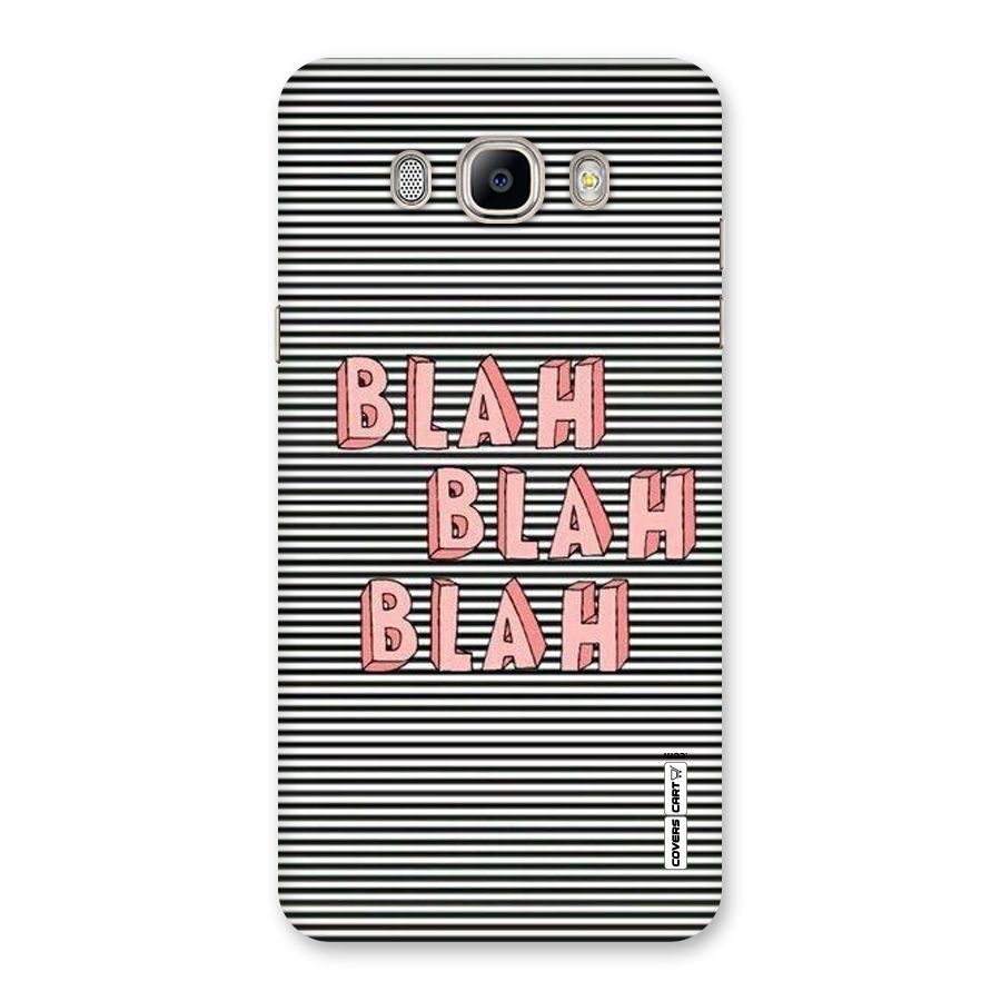 Blah Stripes Back Case for Galaxy On8