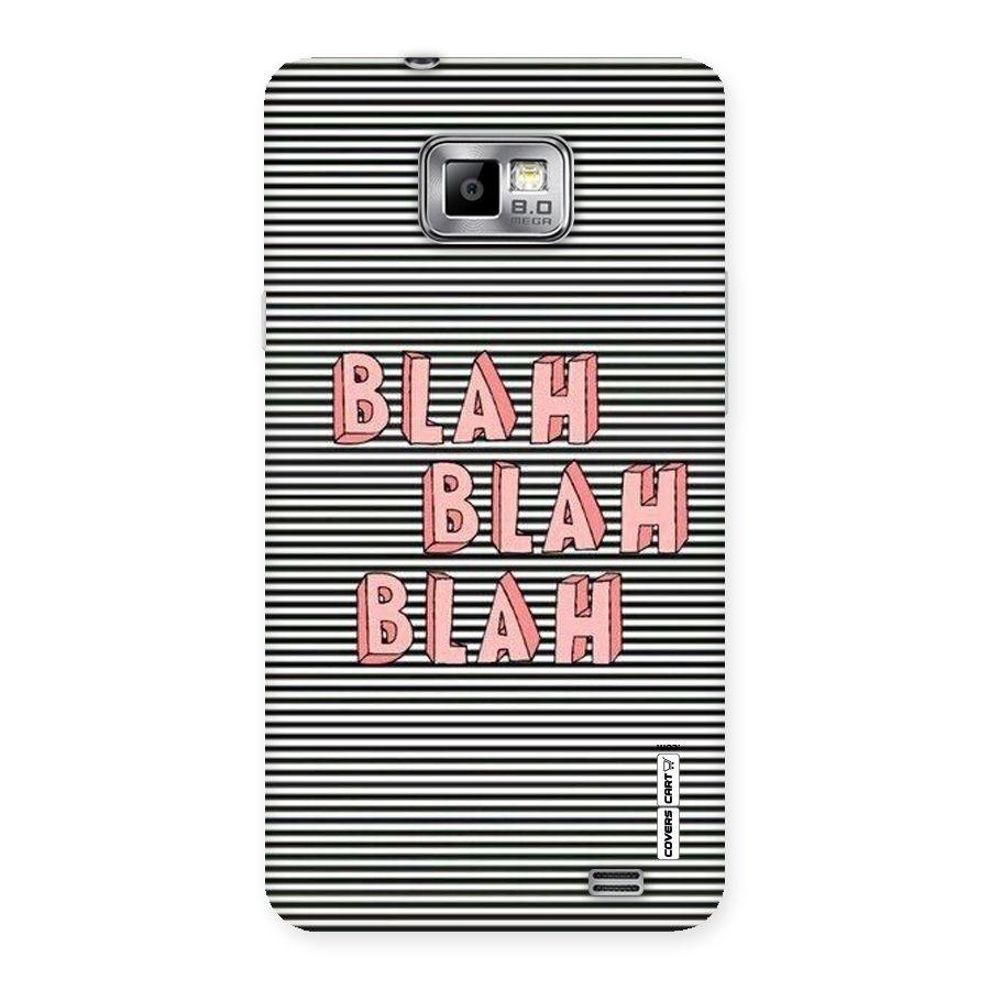 Blah Stripes Back Case for Galaxy S2