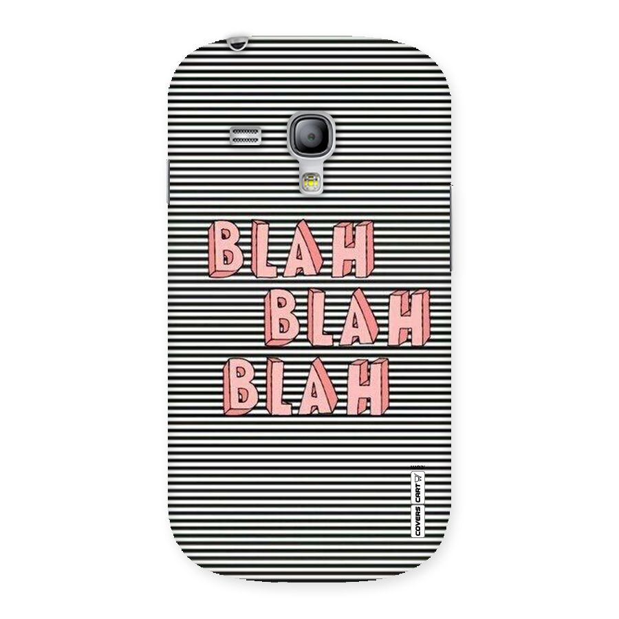 Blah Stripes Back Case for Galaxy S3 Mini