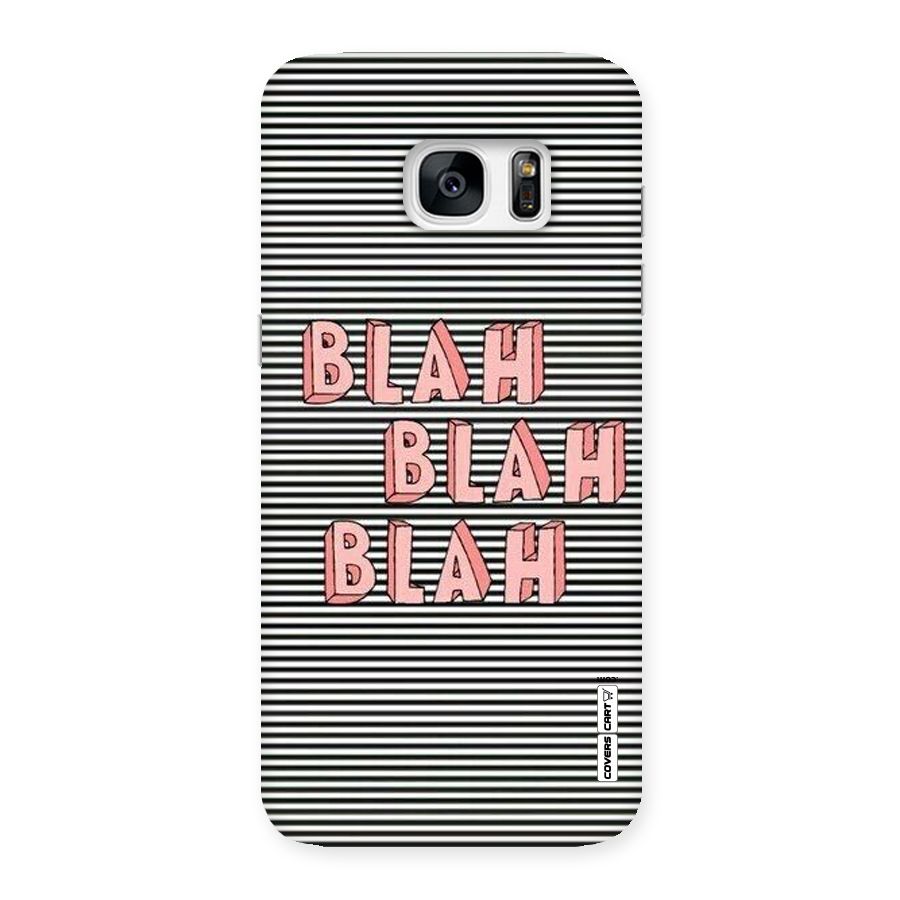 Blah Stripes Back Case for Galaxy S7 Edge