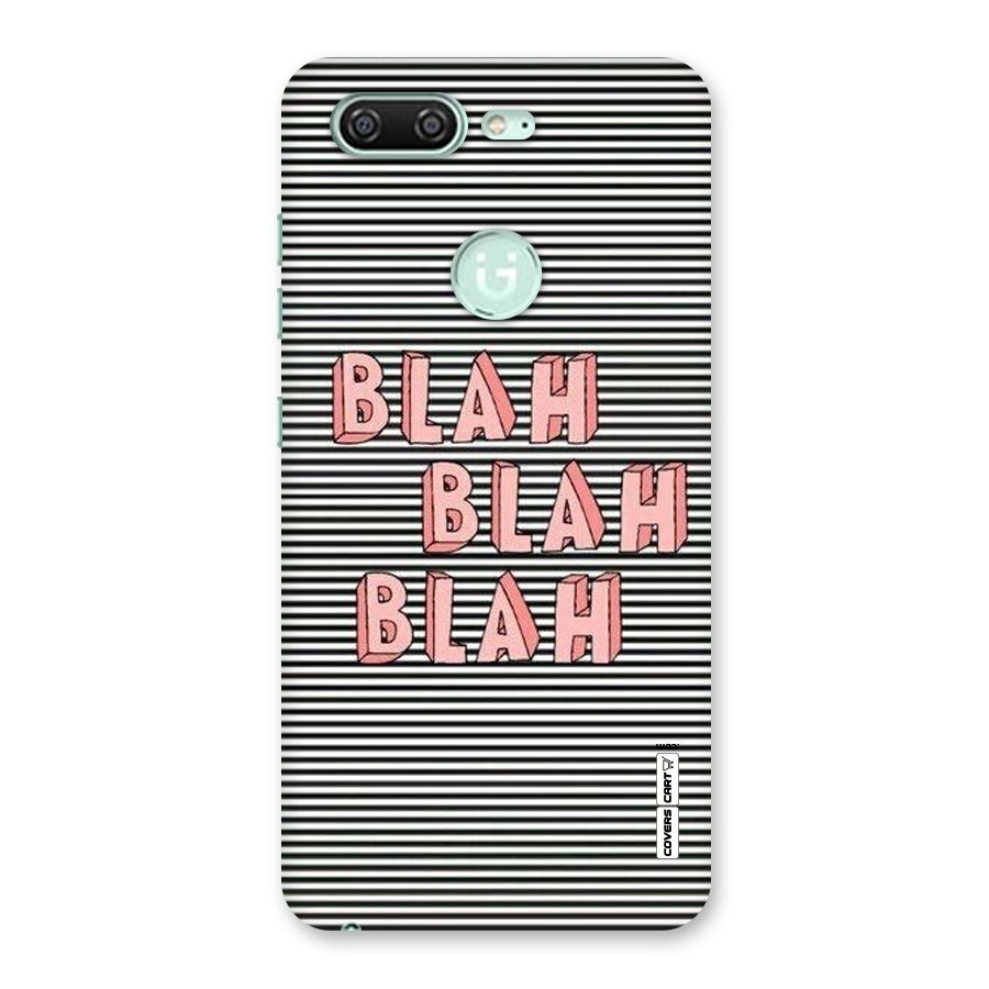 Blah Stripes Back Case for Gionee S10