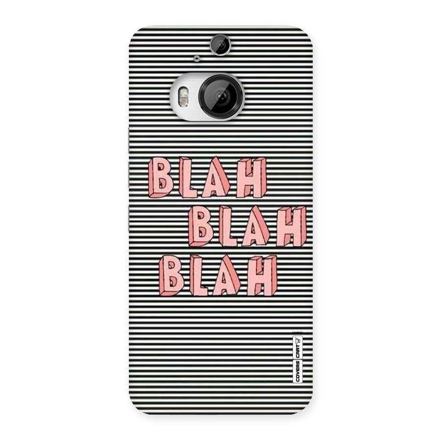 Blah Stripes Back Case for HTC One M9 Plus