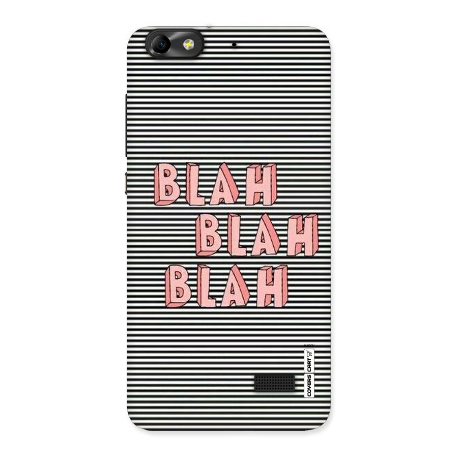 Blah Stripes Back Case for Honor 4C