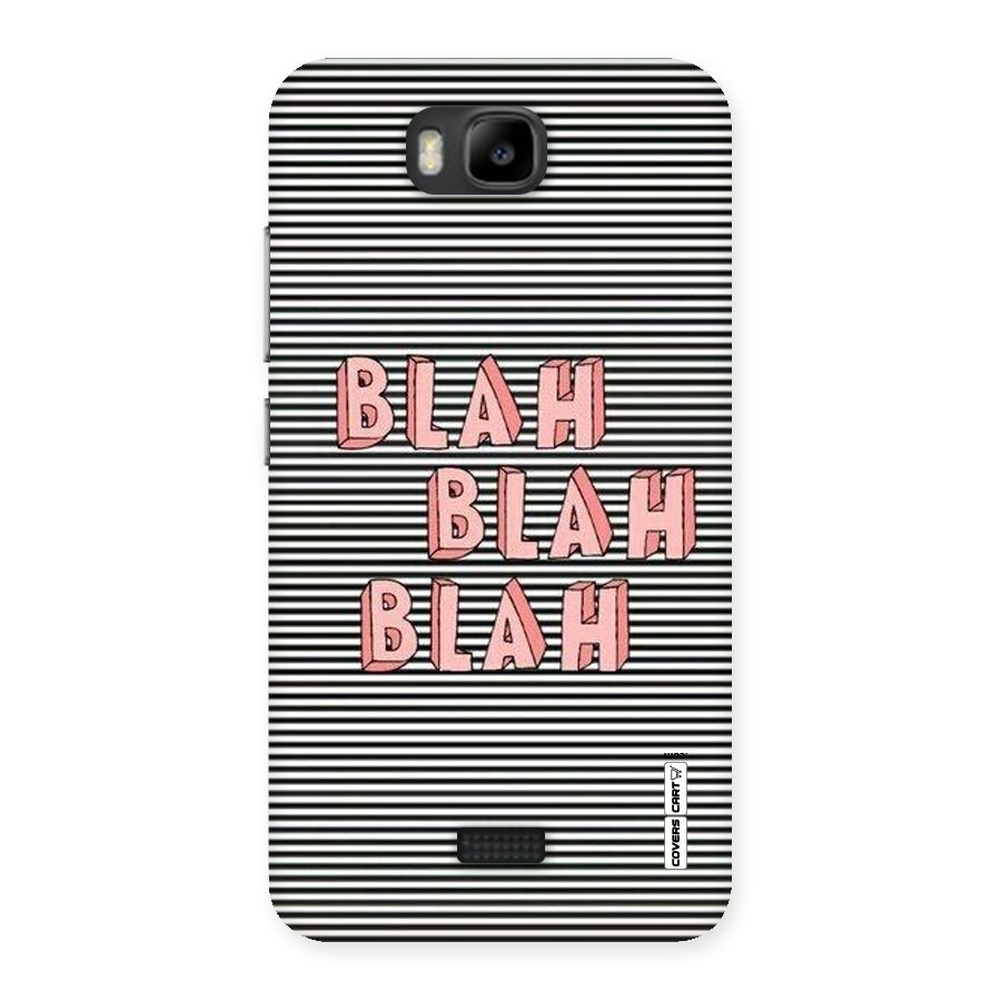 Blah Stripes Back Case for Honor Bee