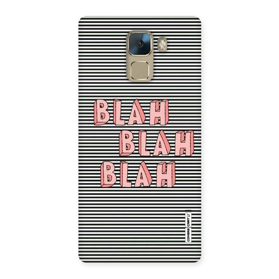 Blah Stripes Back Case for Huawei Honor 7
