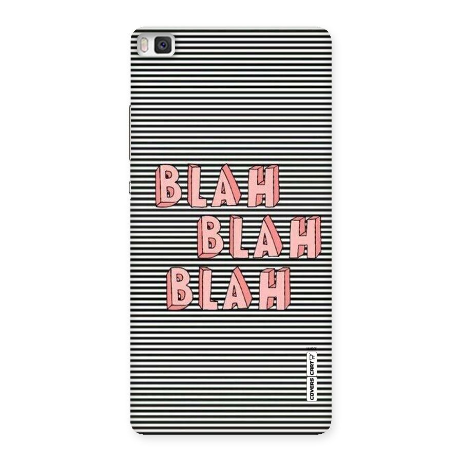 Blah Stripes Back Case for Huawei P8