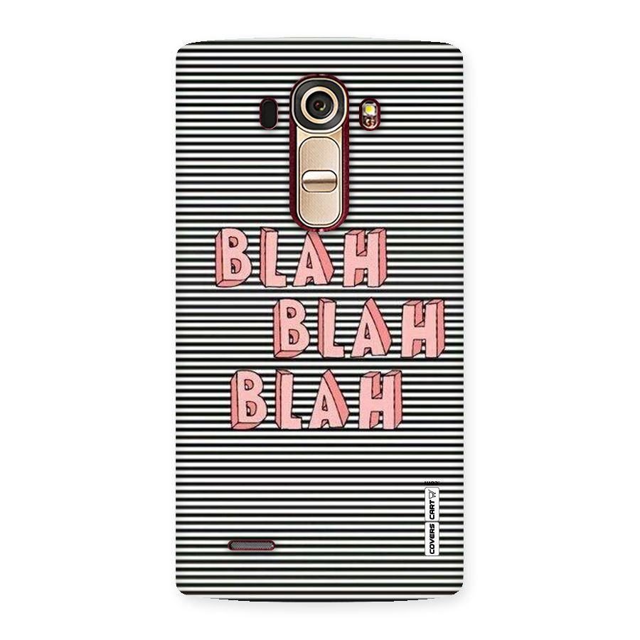 Blah Stripes Back Case for LG G4
