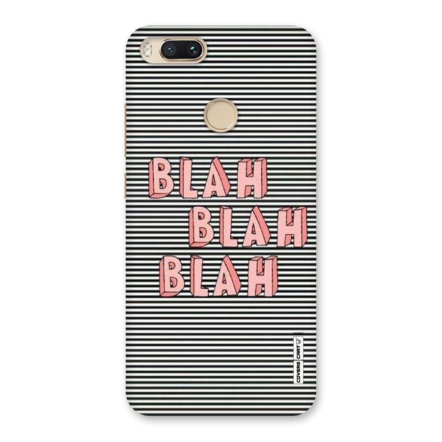 Blah Stripes Back Case for Mi A1