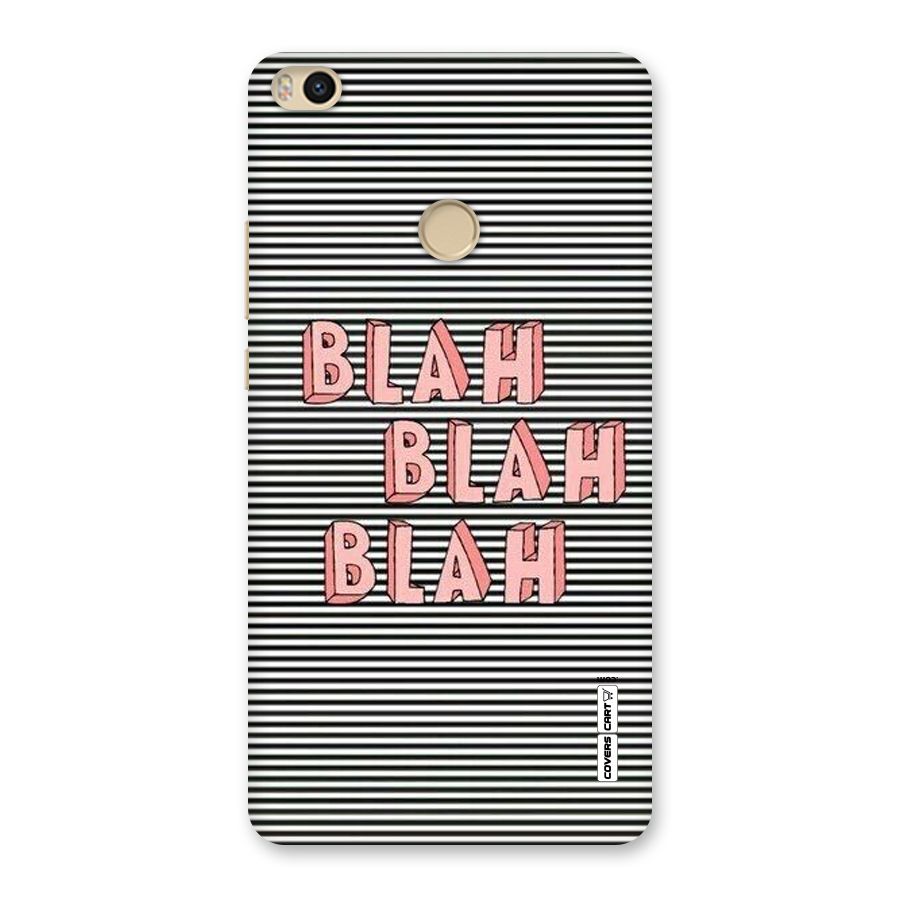 Blah Stripes Back Case for Mi Max 2
