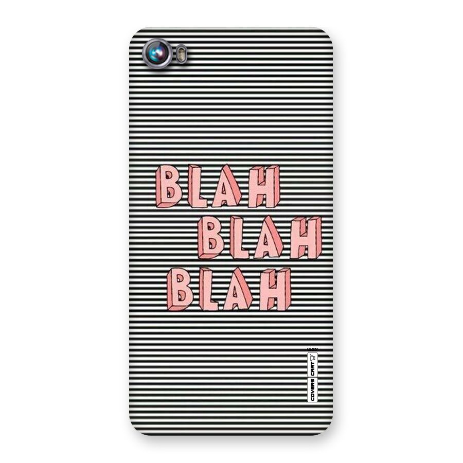 Blah Stripes Back Case for Micromax Canvas Fire 4 A107