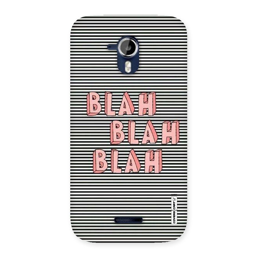 Blah Stripes Back Case for Micromax Canvas Magnus A117