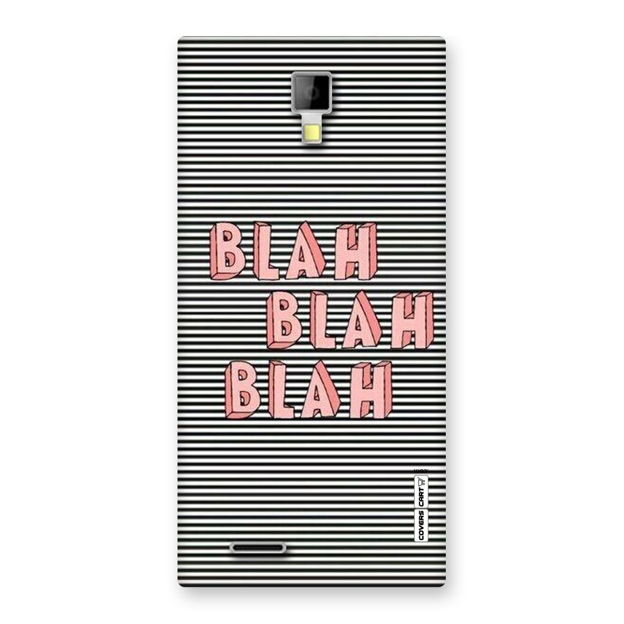 Blah Stripes Back Case for Micromax Canvas Xpress A99