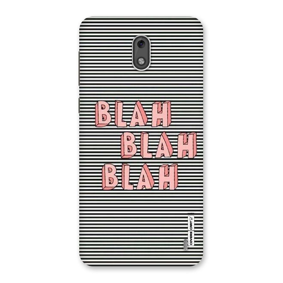 Blah Stripes Back Case for Nokia 2