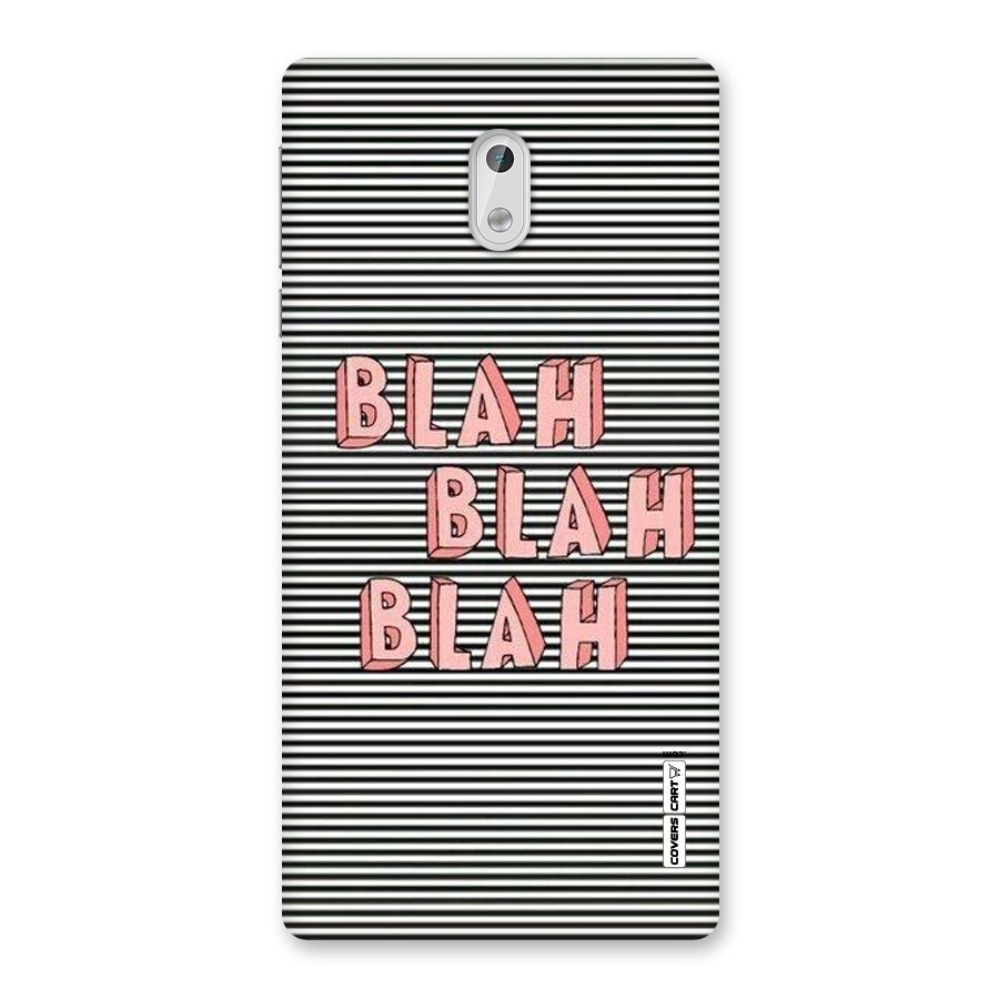 Blah Stripes Back Case for Nokia 3