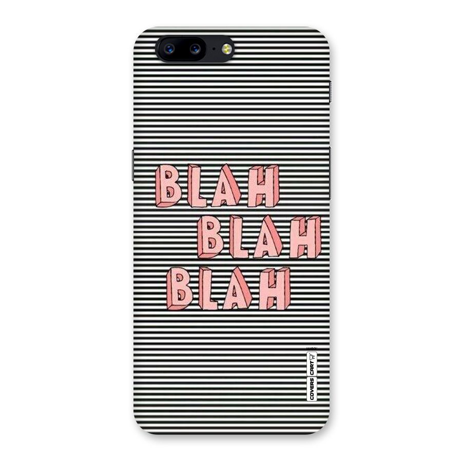 Blah Stripes Back Case for OnePlus 5