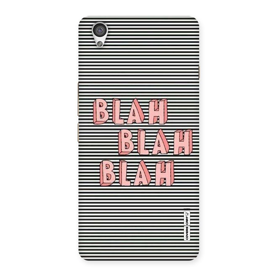 Blah Stripes Back Case for OnePlus X