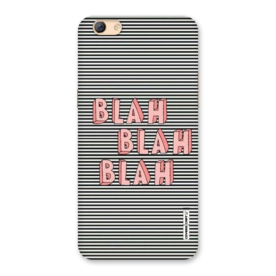 Blah Stripes Back Case for Oppo F3 Plus