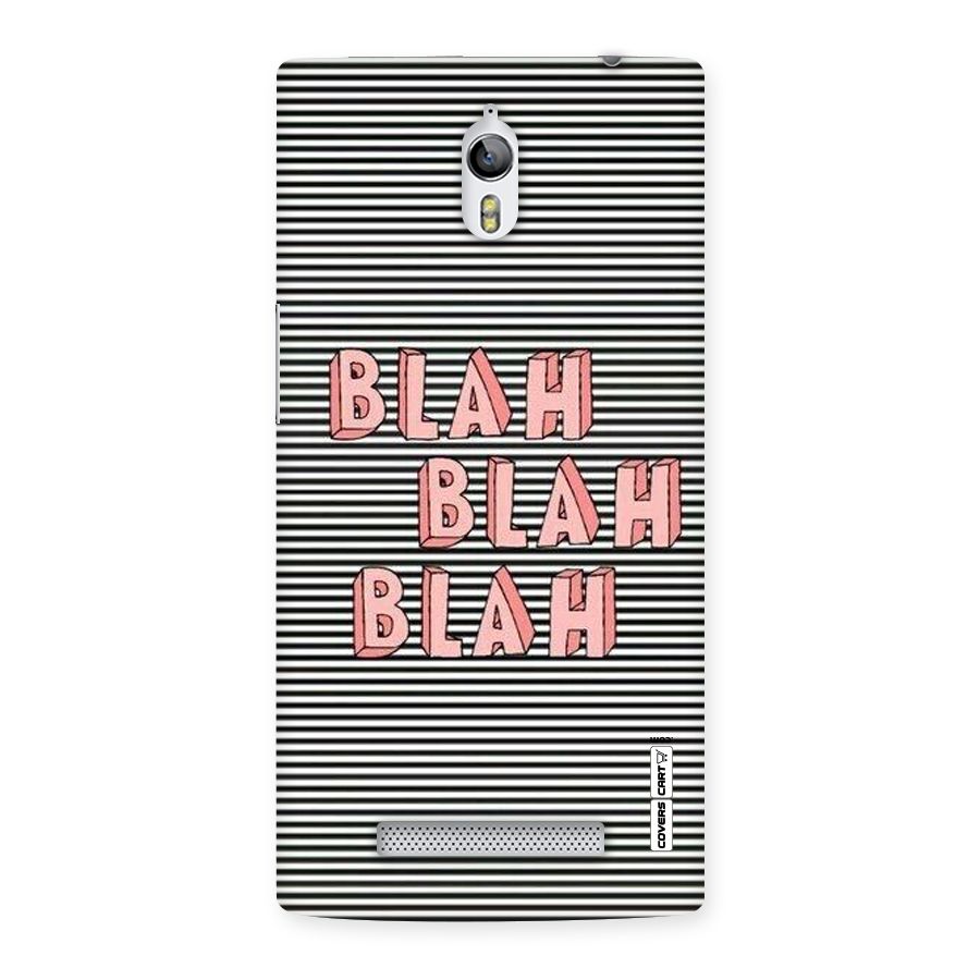 Blah Stripes Back Case for Oppo Find 7