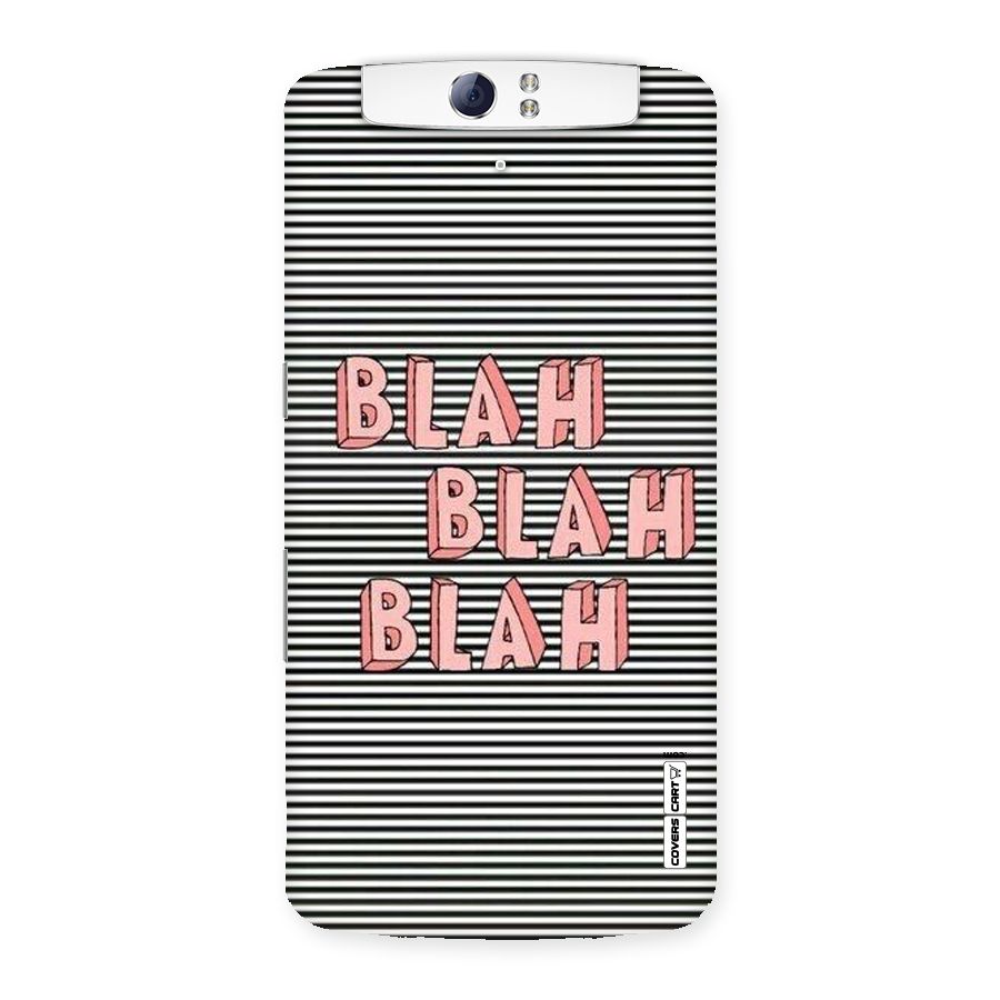 Blah Stripes Back Case for Oppo N1
